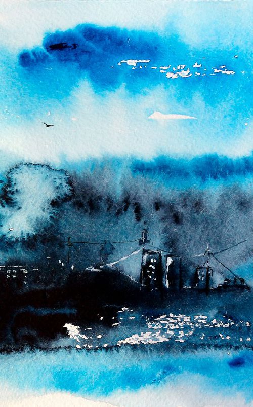 Cityscape & Fog by Svetlana Wittmann