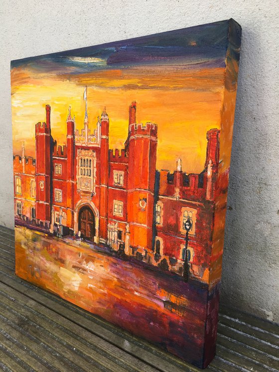 Hampton Court evening sun