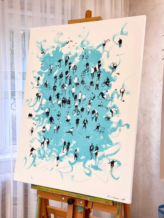 Everyone does their own thing Painting