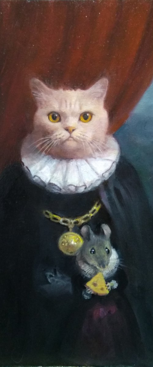 Cat's Portrait . You can order a portrait of your pet by photo by HELINDA (Olga Müller)