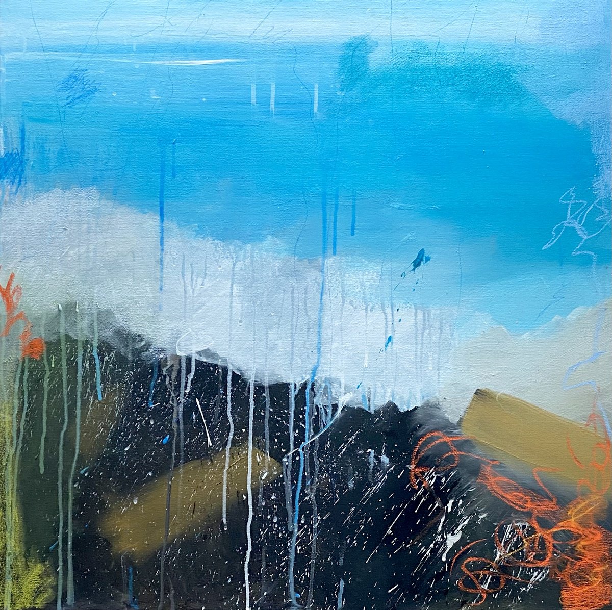 Blu Deep By YS?rei, 28 X 28, Artwork For Sale On Artfinder