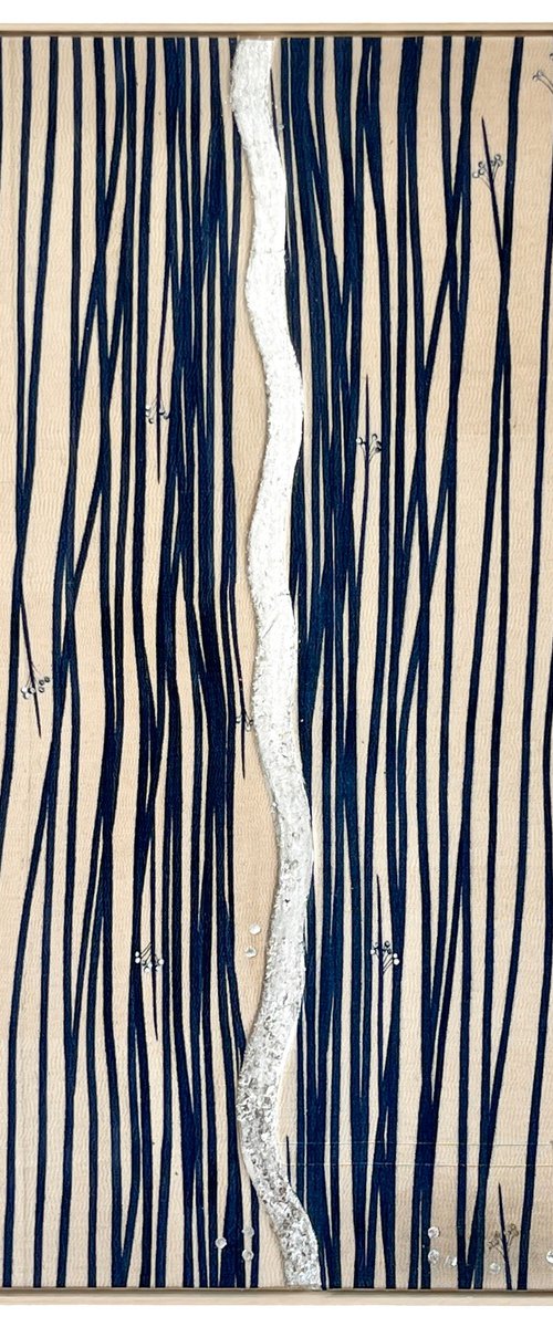 River ~Flow~ (Kimono Upcycled) by Lena Okamoto