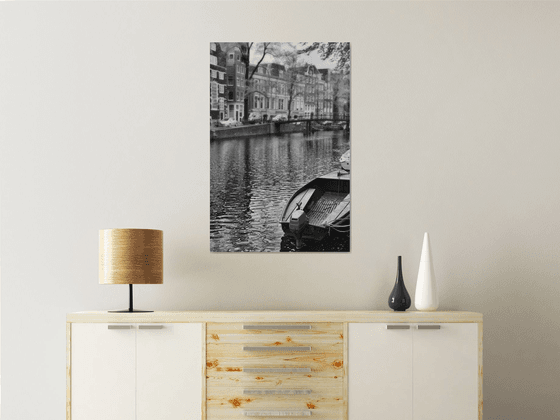 " Boat in Amsterdam "  Limited Edition 1 / 25