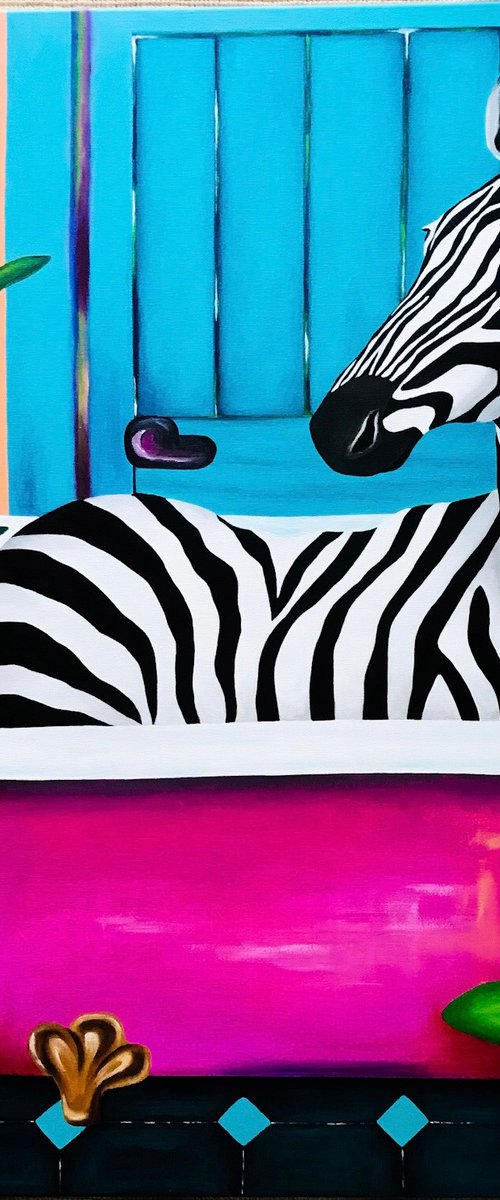 ZeBrA iN tHe BaTh by Christina Bilbili
