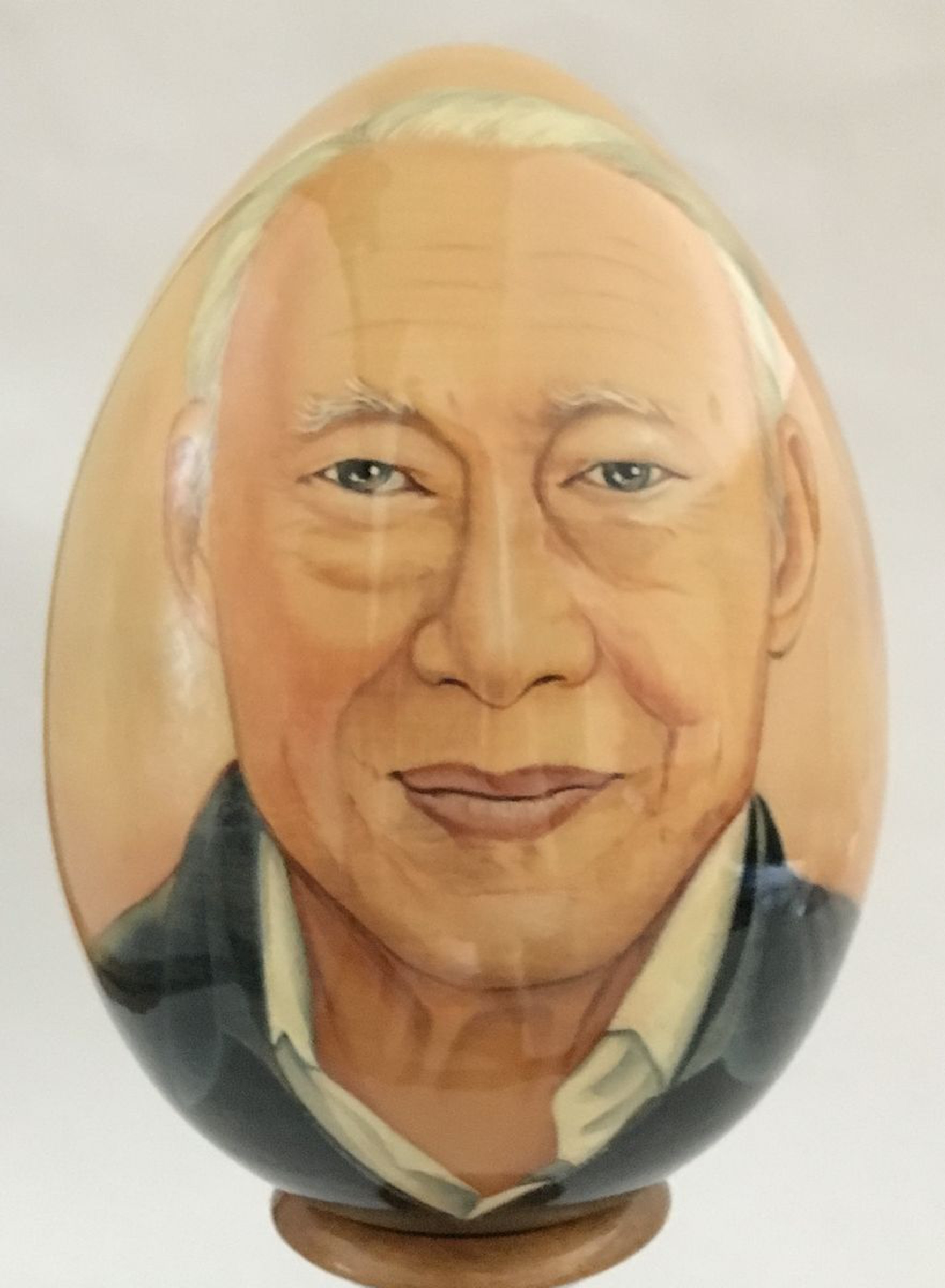 Portrait Of Mr Lee Kuan Yew With Quote Behind Artfinder