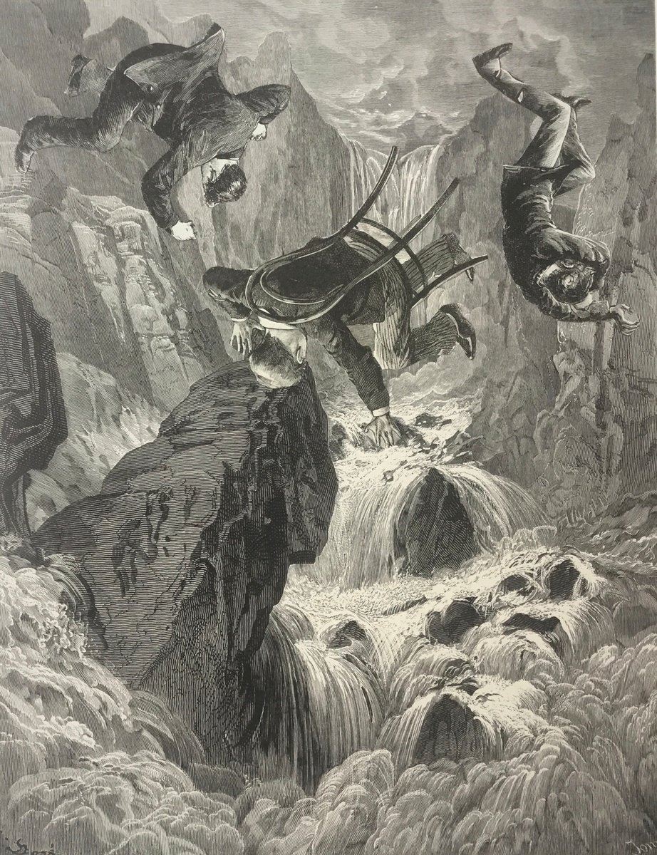 Surrealistic Portrait Collage By Tudor Evans, 7 X 10", The Falls, Original Artwork