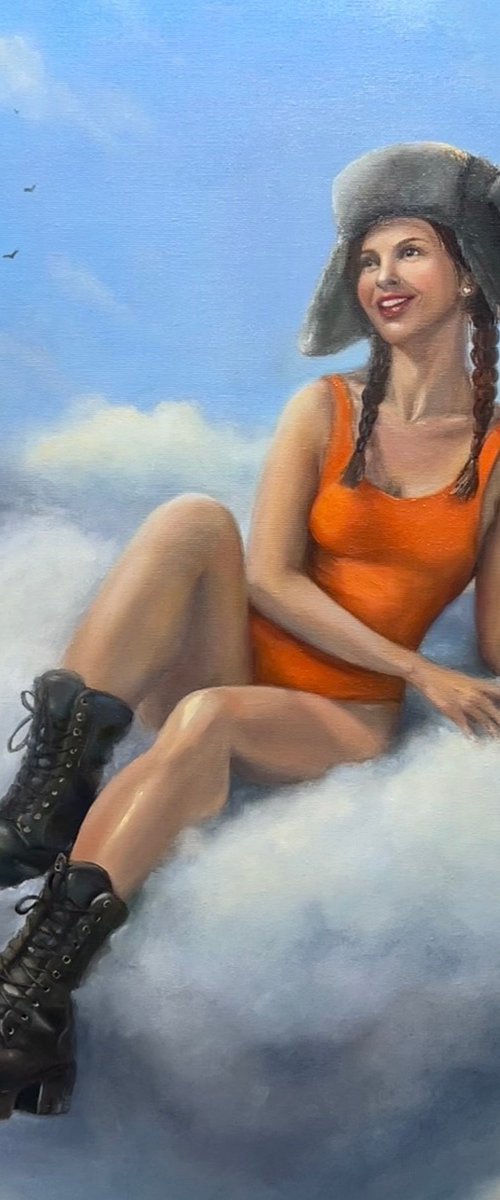 Above tha clouds by Ecaterina Cazac