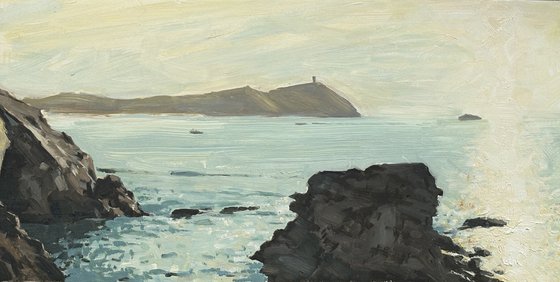 Sunset over Stepper Point