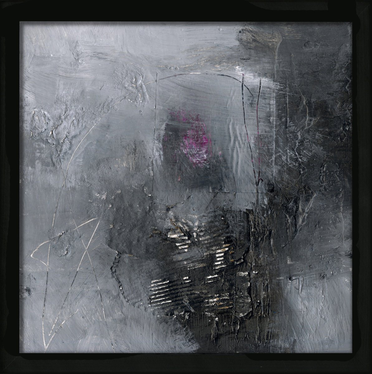 Abstract Painting By Kathy Morton Stanion, 13 X 13", Magical Incantations 17, Original Artwork