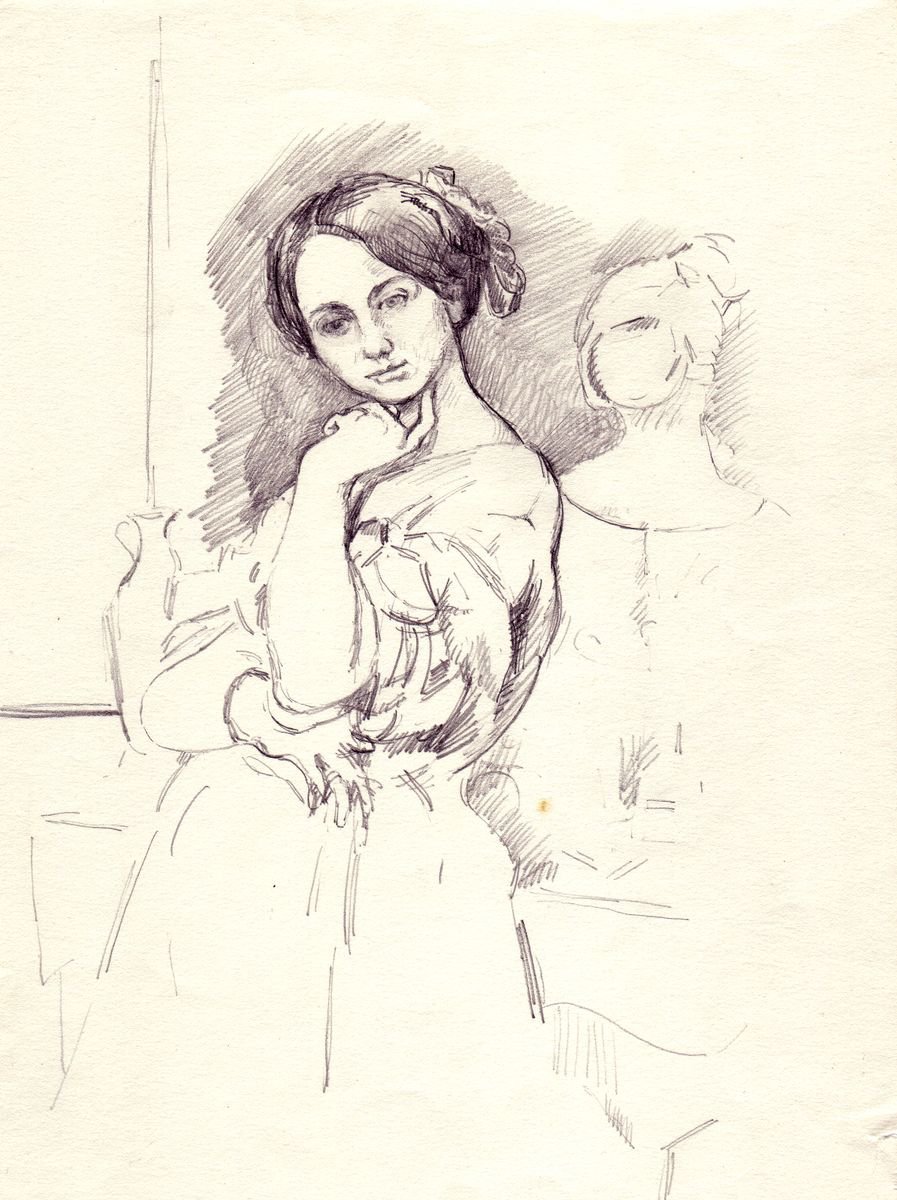 Study After Ingres by Kenneth Hay