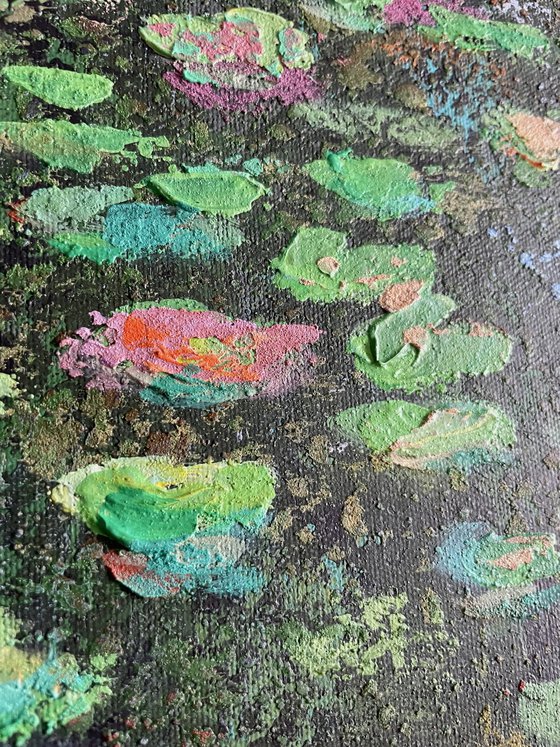 After the Rain-Waterlily Pond