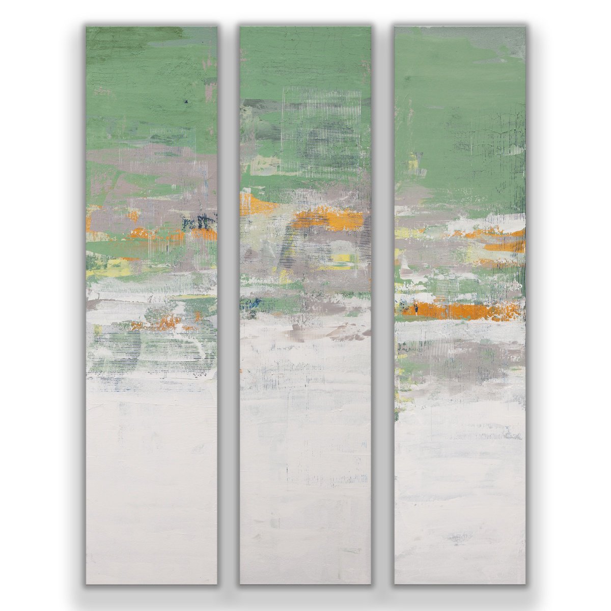 Abstract Acrylic Painting By Hilary Winfield, 36 X 48, Urban Framework, Original Artwork