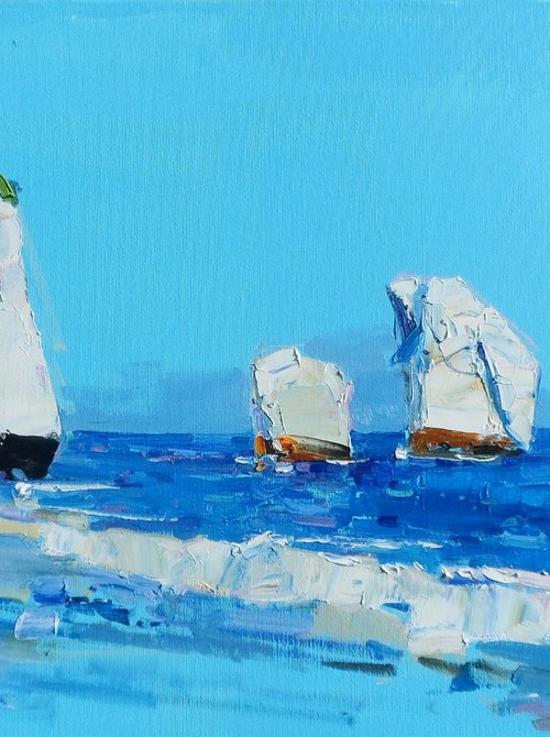 " Sea coast of Italy " by Yehor Dulin