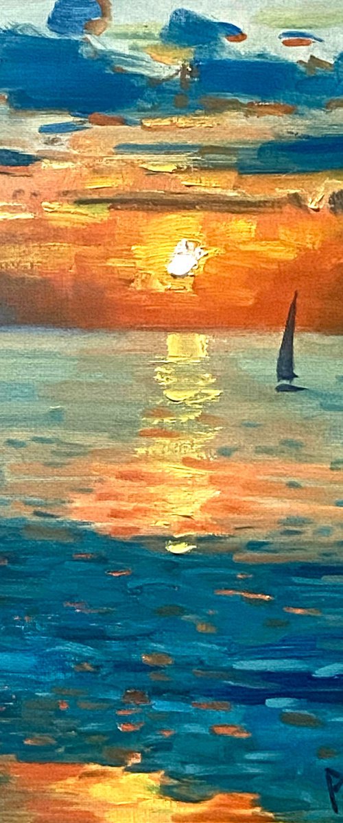 Ocean Sunset No.19 by Paul Cheng