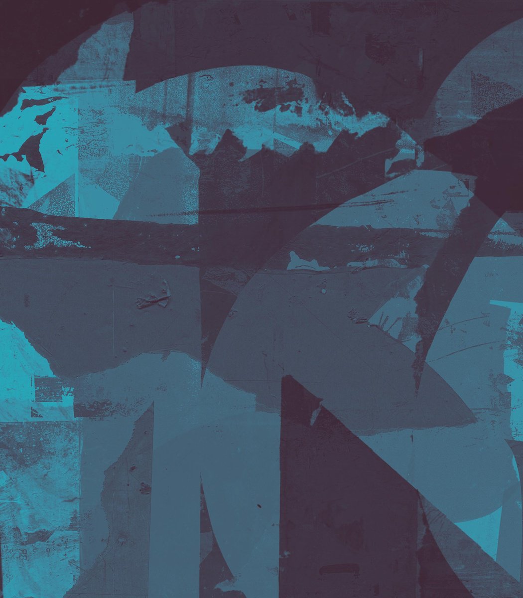 Abstract Print By The Most Active, 15 X 17", Lost Together Never Alone Part 2, Original Artwork