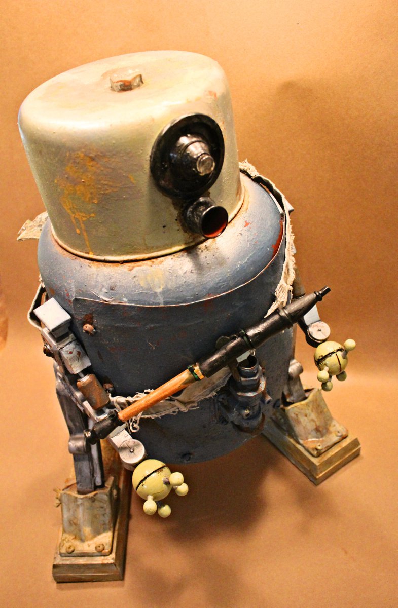 Surrealistic Still Life Sculpture By Ken Vrana, 17 X 20", Mud Trooper, Original Artwork