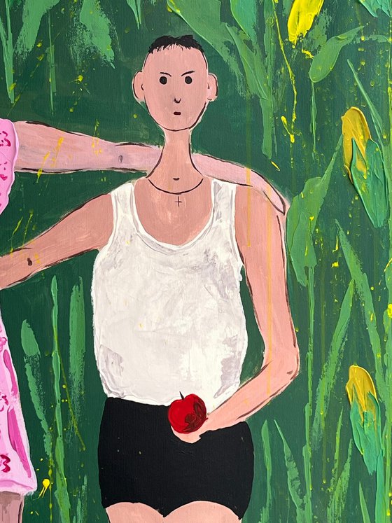 Friends Original Painting