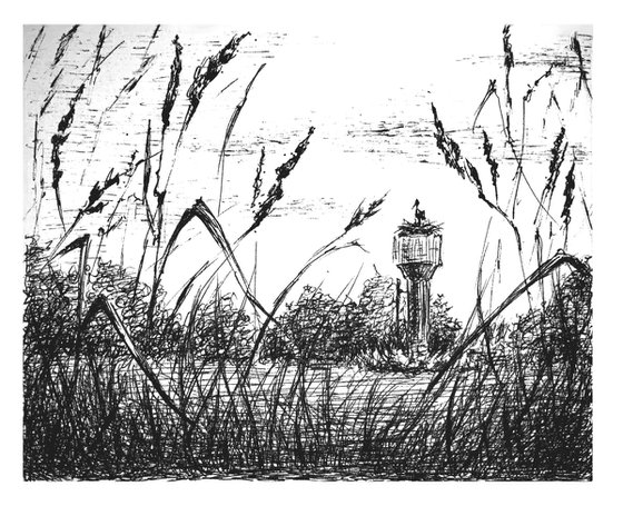 Countryside drawings Framed