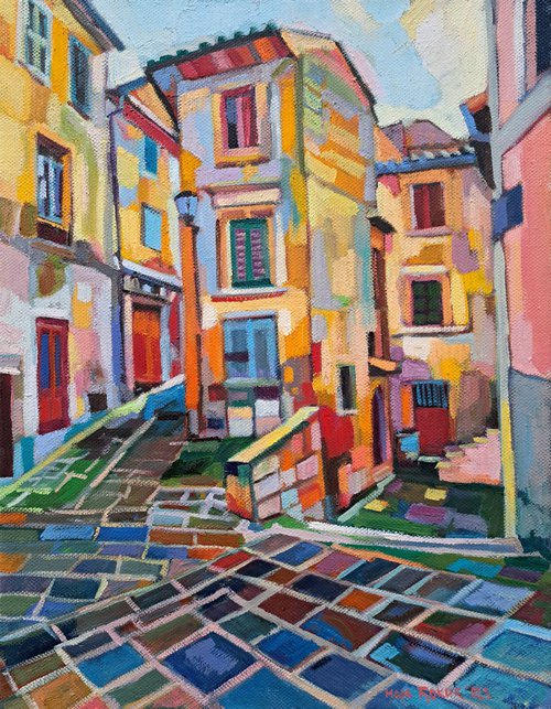 Street in Sorano, 1 by Maja Đokić Mihajlović