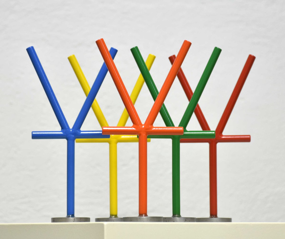 Urban And Pop Abstract Sculpture By Yannick Bouillault, 9 X 7", 5 Yuans, Original Artwork