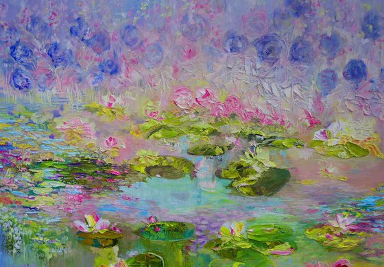 Blooming Waterlilies