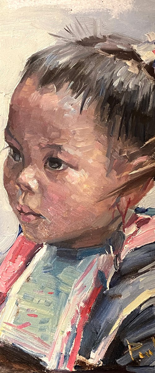 Chinese Girl  Portrait by Paul Cheng