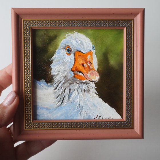 Goose, Small Art Framed