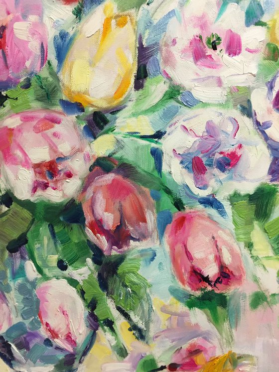 "Spring tulips"