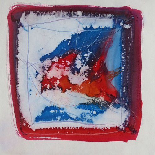 Square variation #6, 30x30 cm by Frederic Belaubre