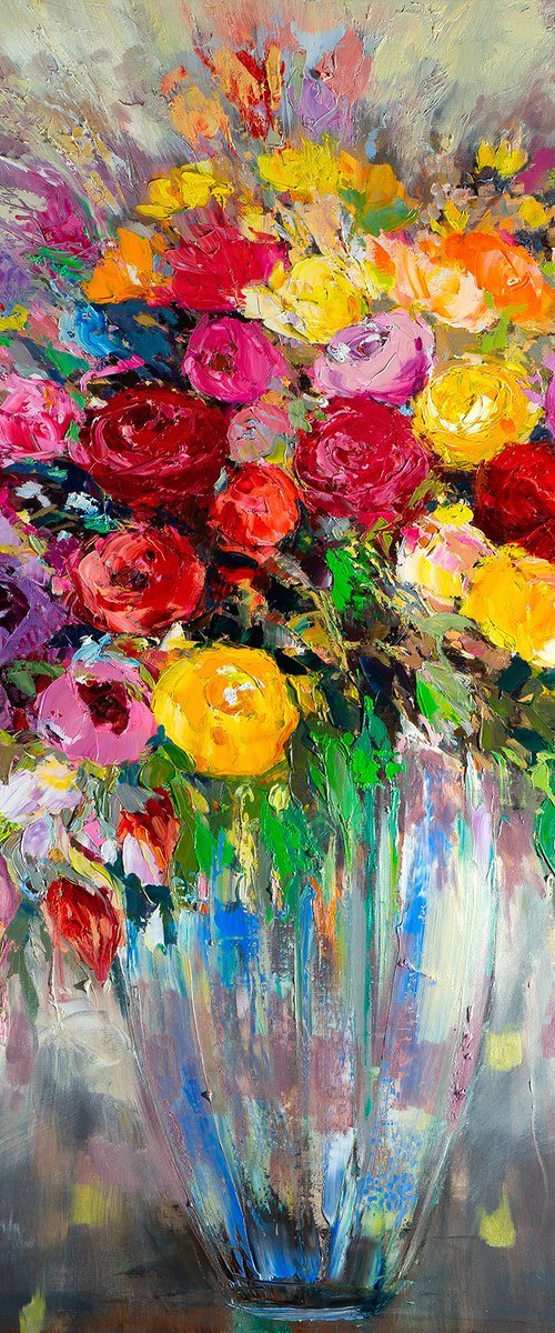 'Summer,Embraced Flowers' by Ewa Czarniecka