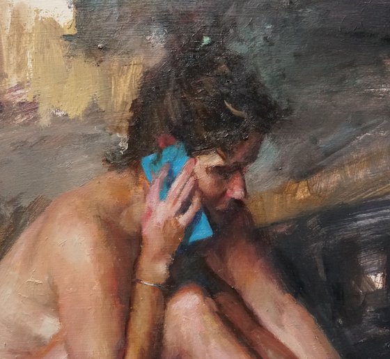 woman calling