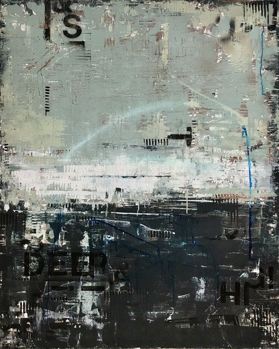 DEEP 48"x60" 120x152 cm XL CONTEMPORARY ART by Bo Kravchenko