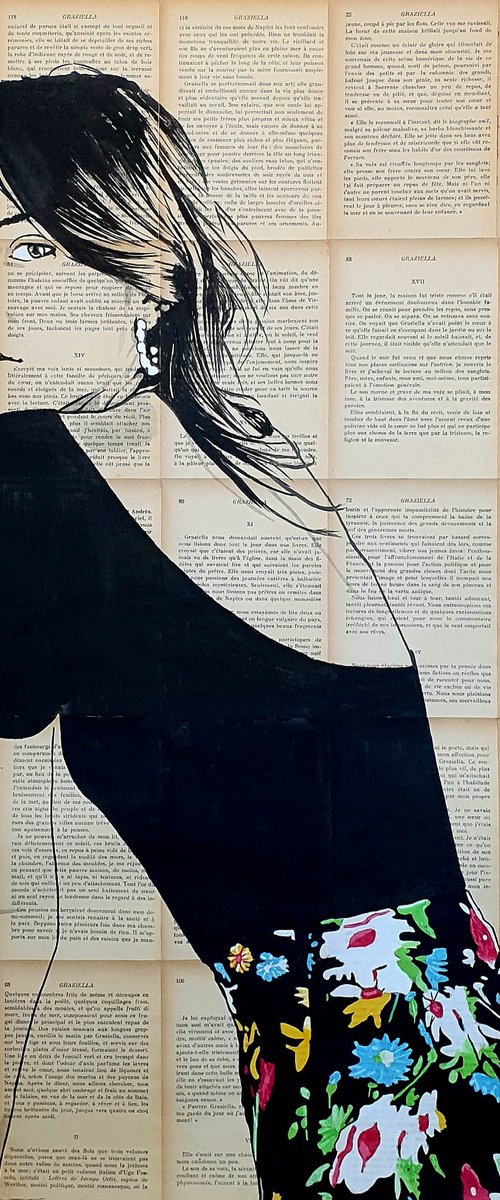 The woman who owns the white earring by jan noah