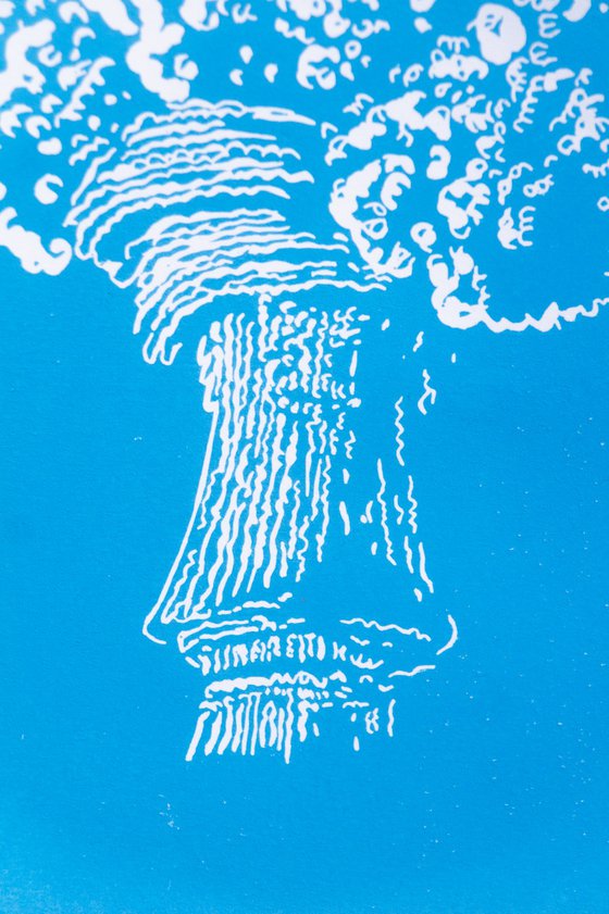 Cloudless Reality – Limited Edition Linocut