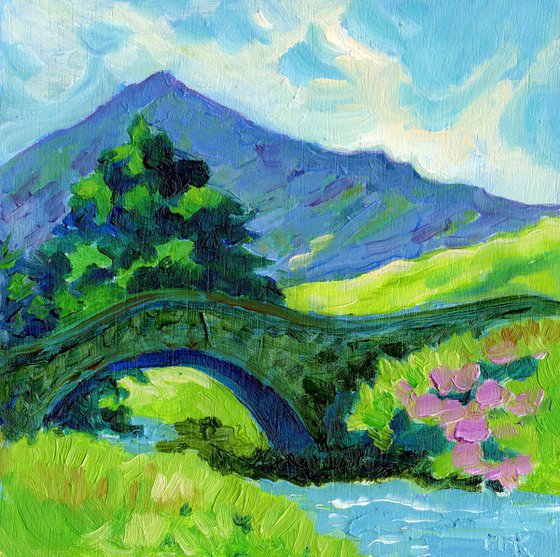 Packhorse Bridge Leading to Hardknott Pass