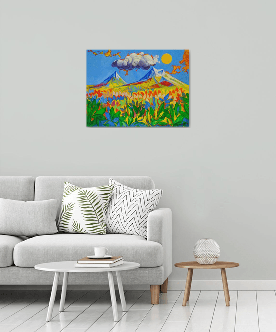 Ararat (60x80cm, oil painting, ready to hang)