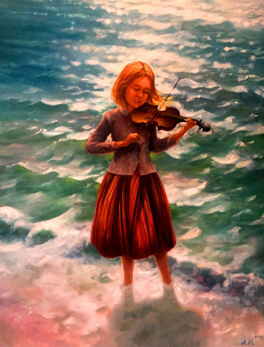 Music and the sea by Alexander Mikhalchyk
