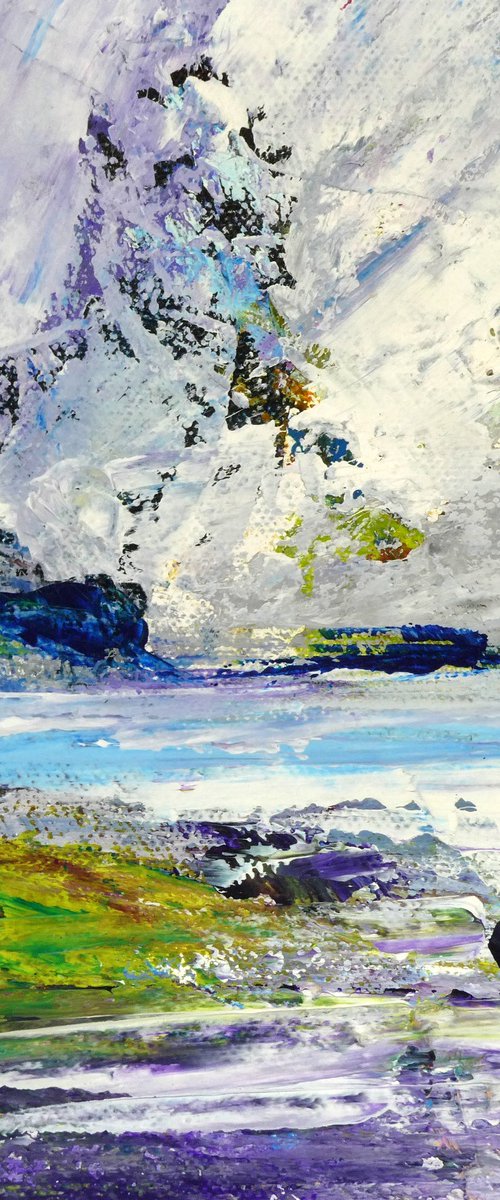 Rocky Shore Seascape by oconnart