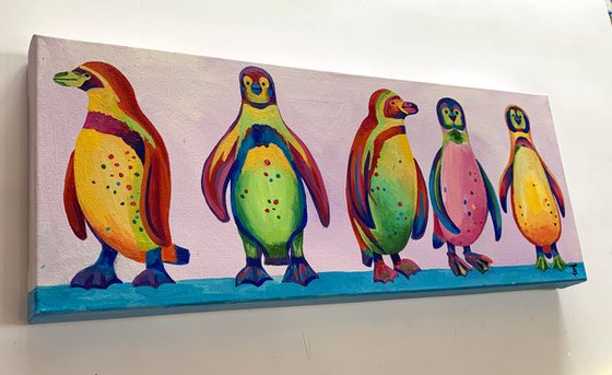 Rainbow Penguin Parade