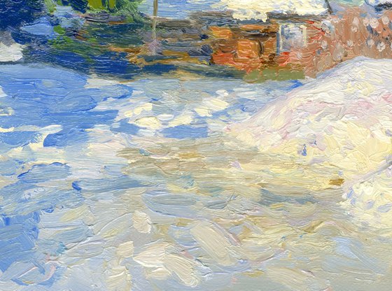 April. The last snow. Pereslavl-Zalessky