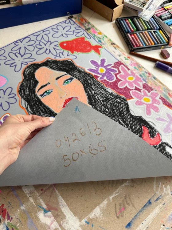 She Dreams in Color and Water