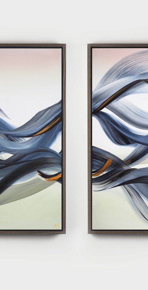 Renewal Diptych by Novi Lim