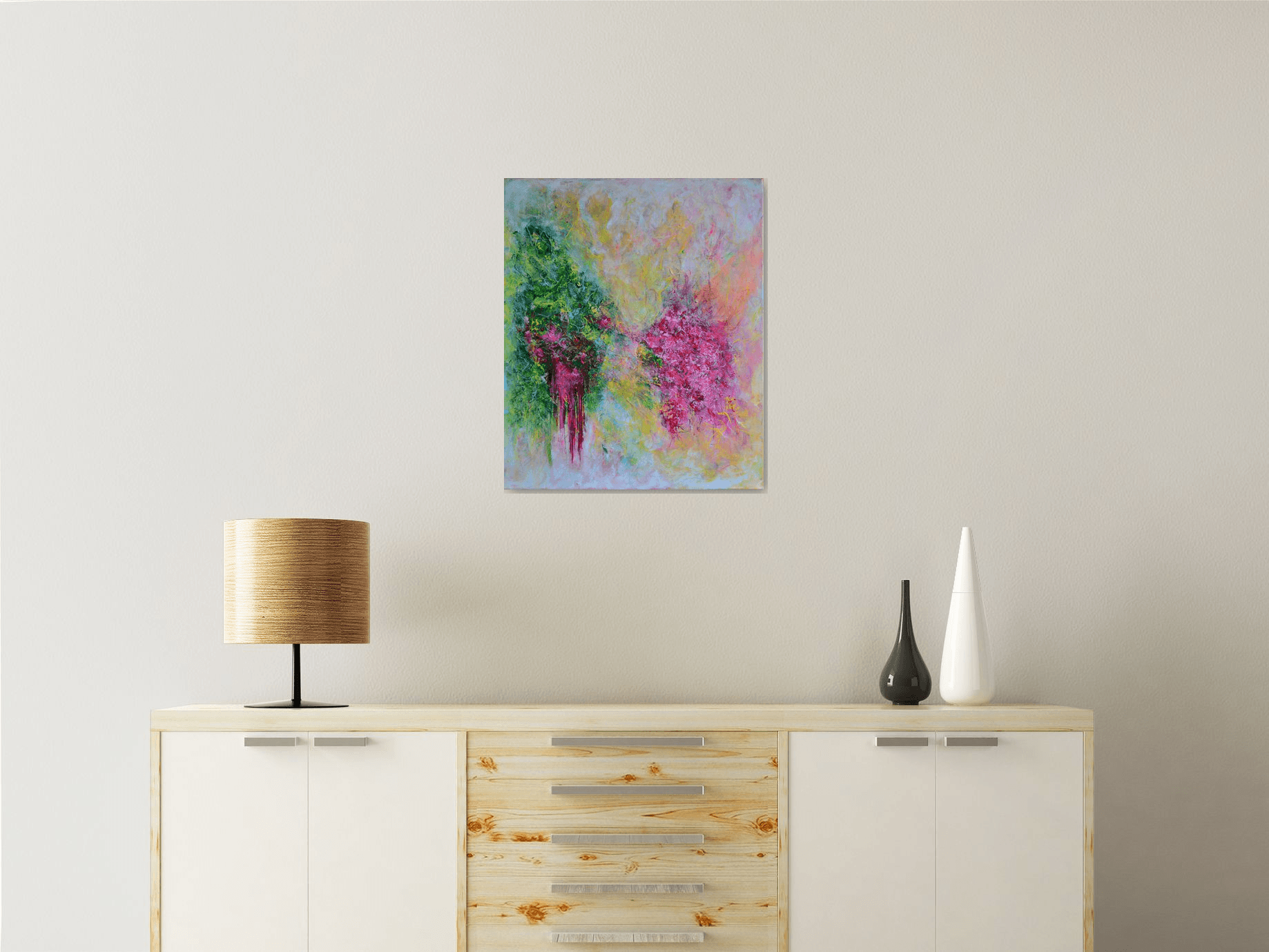 Delight of Attraction - Modern Textured Abstract