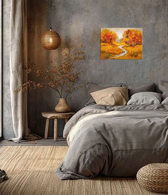 Golden Autumn Path