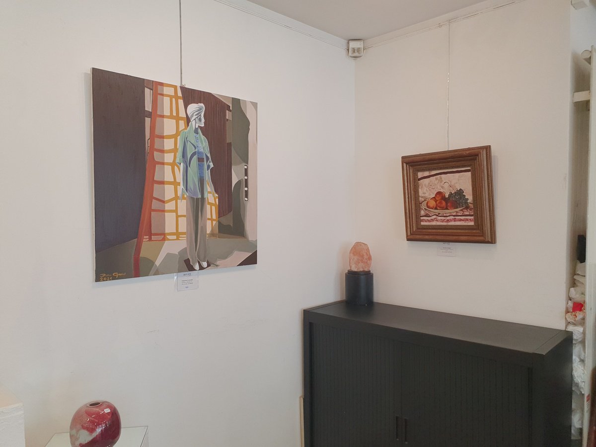 Photorealistic Cityscapes Oil Painting By Federico Grazzini, 31 X 31, Vetrina A Roma 12, Original Artwork