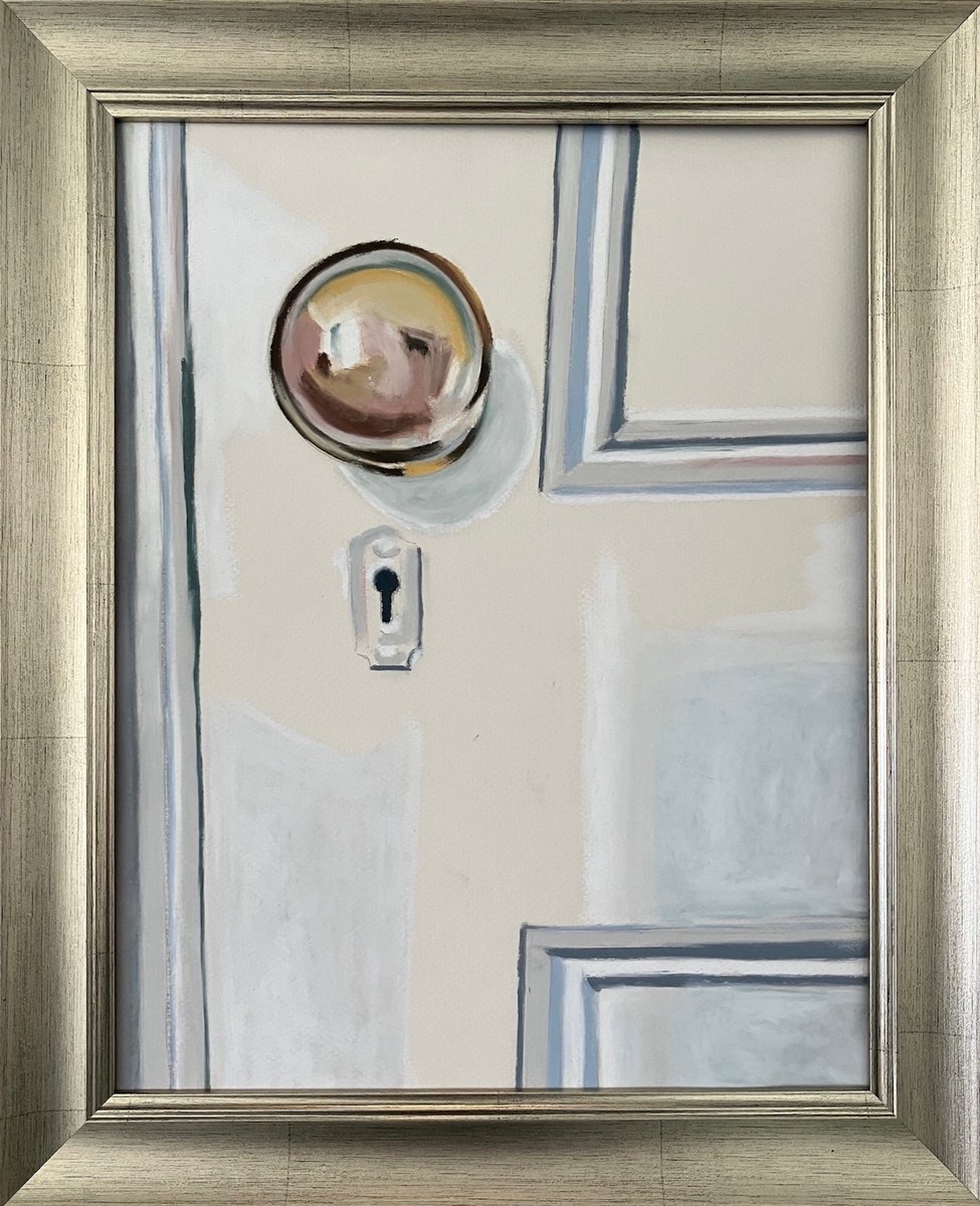 Impressionistic Pastel Drawing , Left Hand Reverse By Kristine Facchetti, 14 X 17, Artwork For Sale On Artfinder