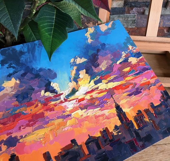 "Sunset in New York"