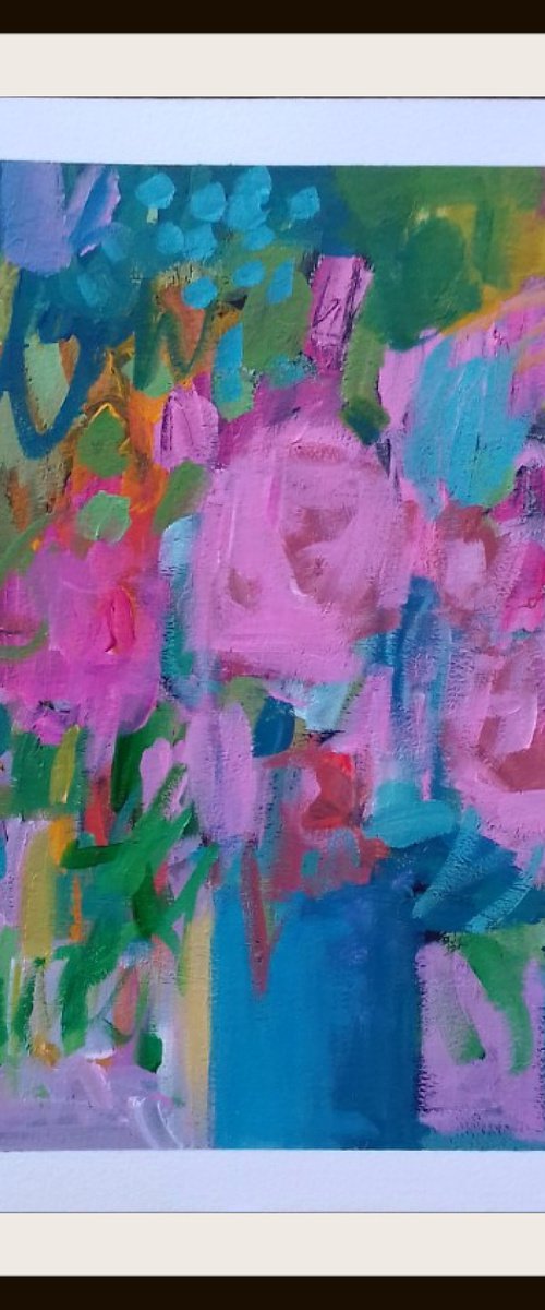 Pink Roses by Jan Rippingham