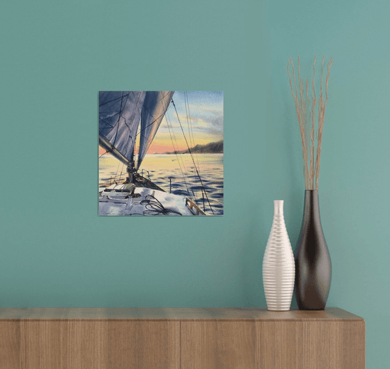 under sail