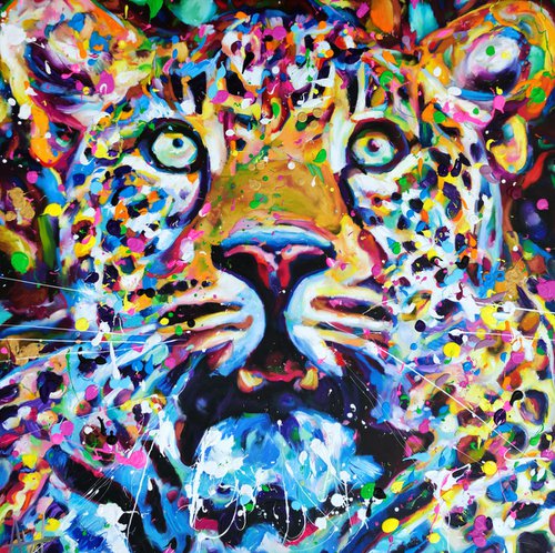 Spellbound - Portrait of a Leopard by Angie Wright